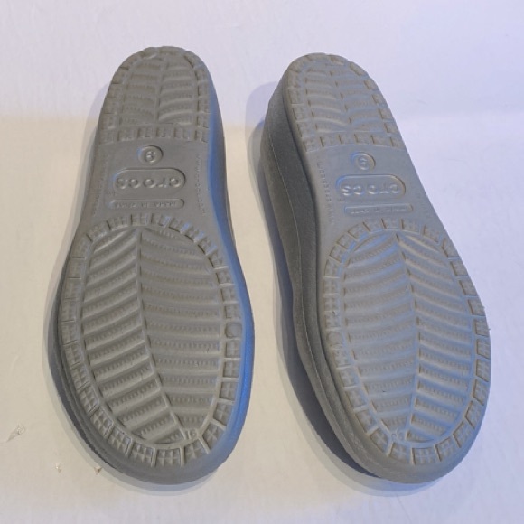 🍒 CROCS grey Ballet Flats!!! - Picture 7 of 8